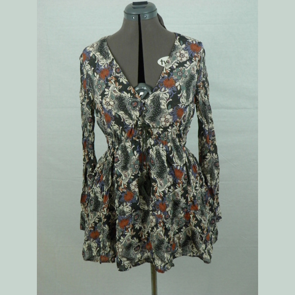 Free People Floral Tunic Small - Picture 2 of 7